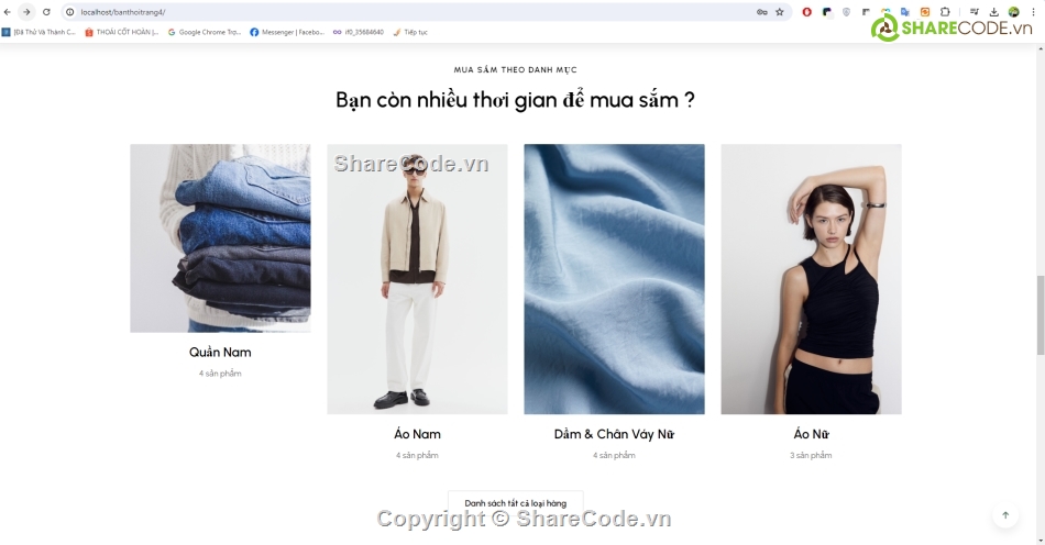 Website bán hàng,web thời trang online,full code bán quần áo thời trang